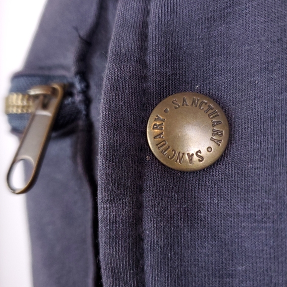 Sanctuary Black Zip Cargo Vest - Picture 4 of 9